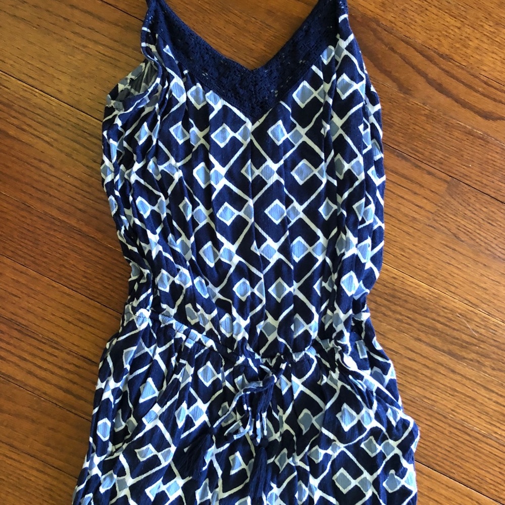 Blue Aerie pant romper